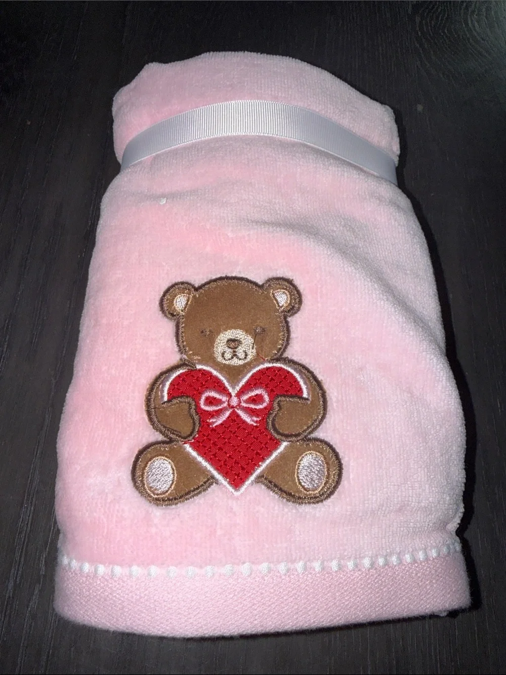 C Home 2 Teddy Bear Valentines Hand Towels